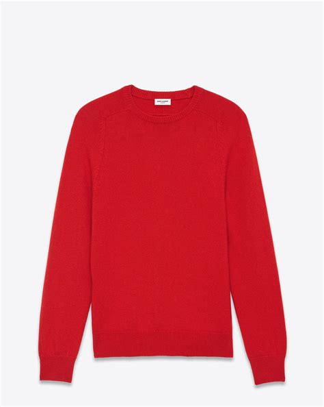 yves saint laurent line crew neck sweater|Saint Laurent cashmere sweater.